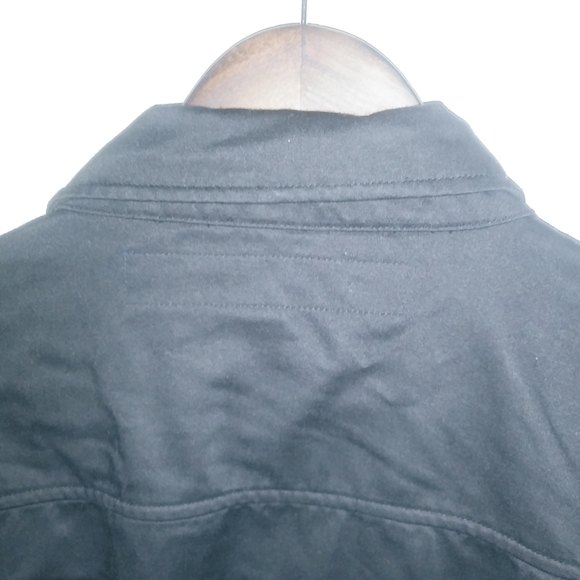 Robert Graham XL Mens Jacket Cotton Zip Front Pocketed Outerwear in Black - Picture 3 of 8